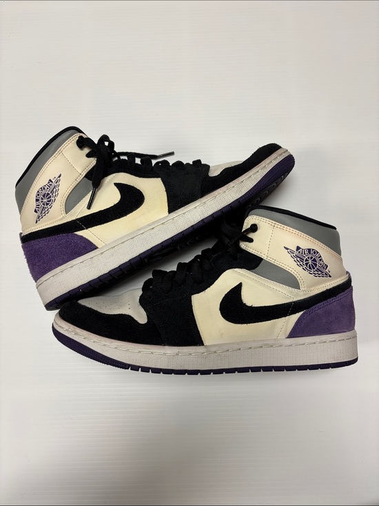 Nike Other - Air Jordan 1 Mid SE
Varsity Purple Black White Sneakers

Mens size 10